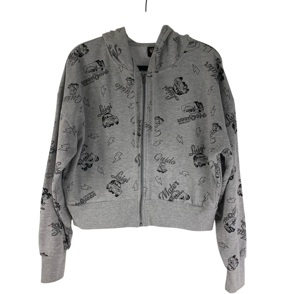 Disney Pixar Women's Cropped Hoodie Jacket Size X-Large